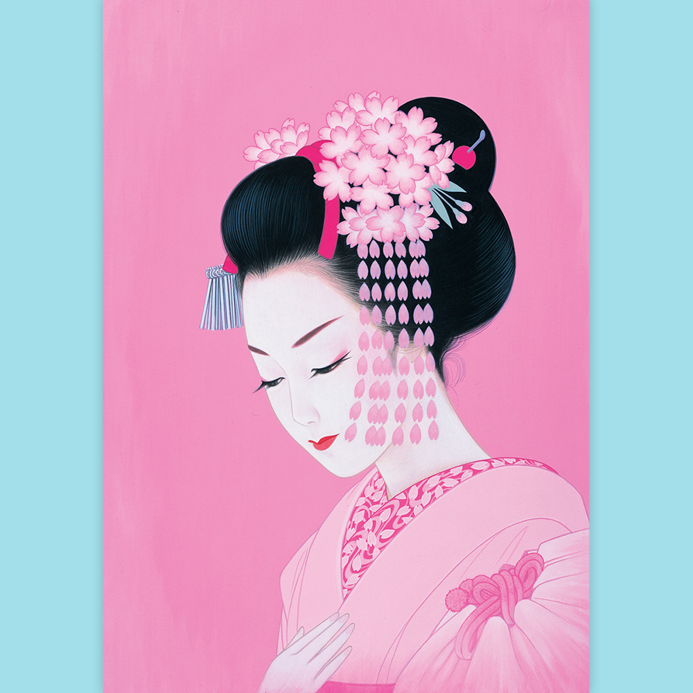 Sakura: Feel a season - Guide to Bijin-ga 01 | BLOG EN | 鶴田一郎